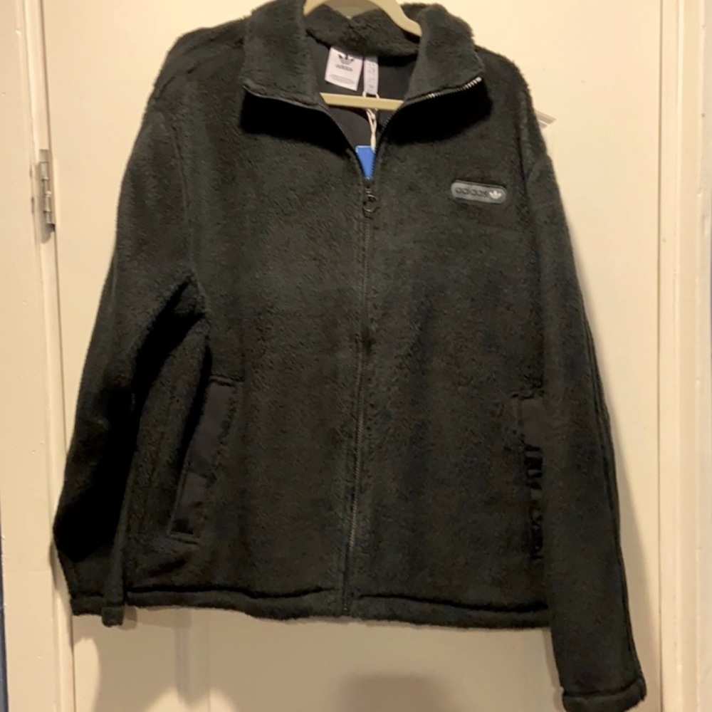 Adidas black Sherpa FB TT